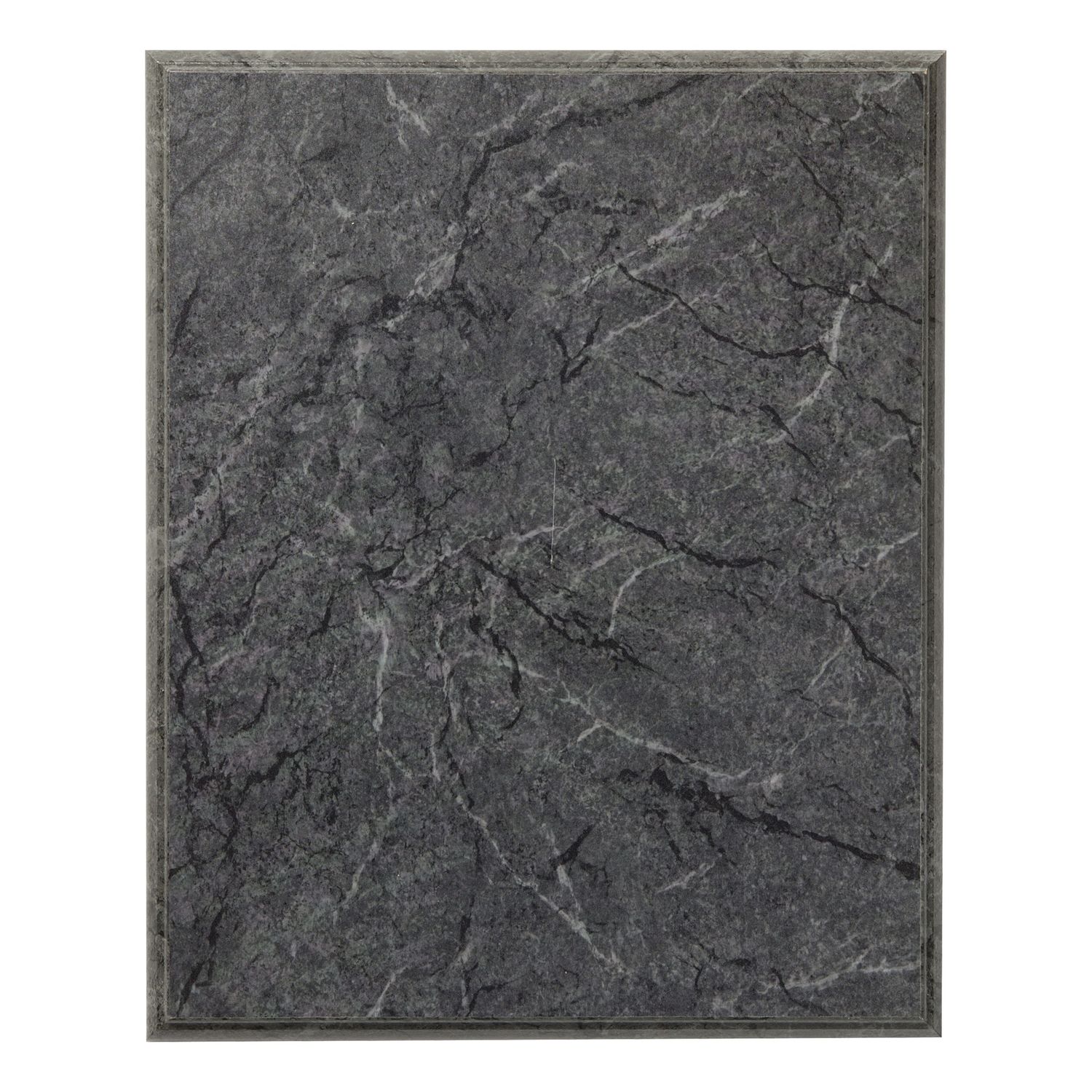 Marble Finish Plaque, Charcoal Marble