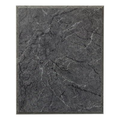 Marble Finish Plaque, Charcoal Marble