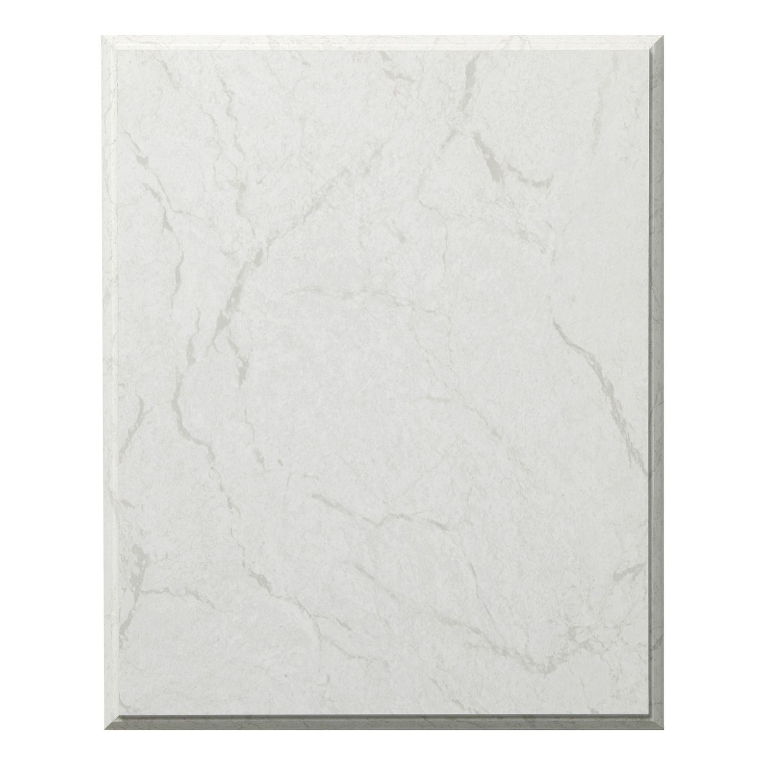 Marble Finish Plaque, White Marble