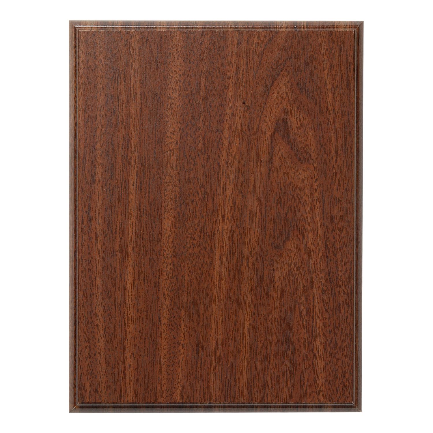 Step &amp; Roll Edge Plaque, Cherry Finish