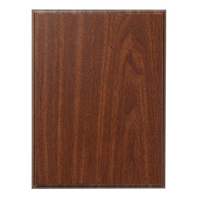 Step &amp; Roll Edge Plaque, Cherry Finish