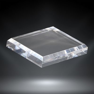 Beveled Paperweight, Clear
