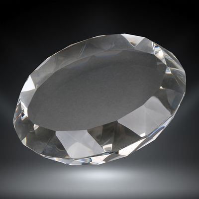 Round Crystal Paperweight