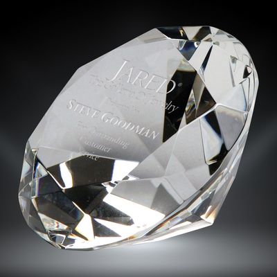 Crystal Diamond Paperweight