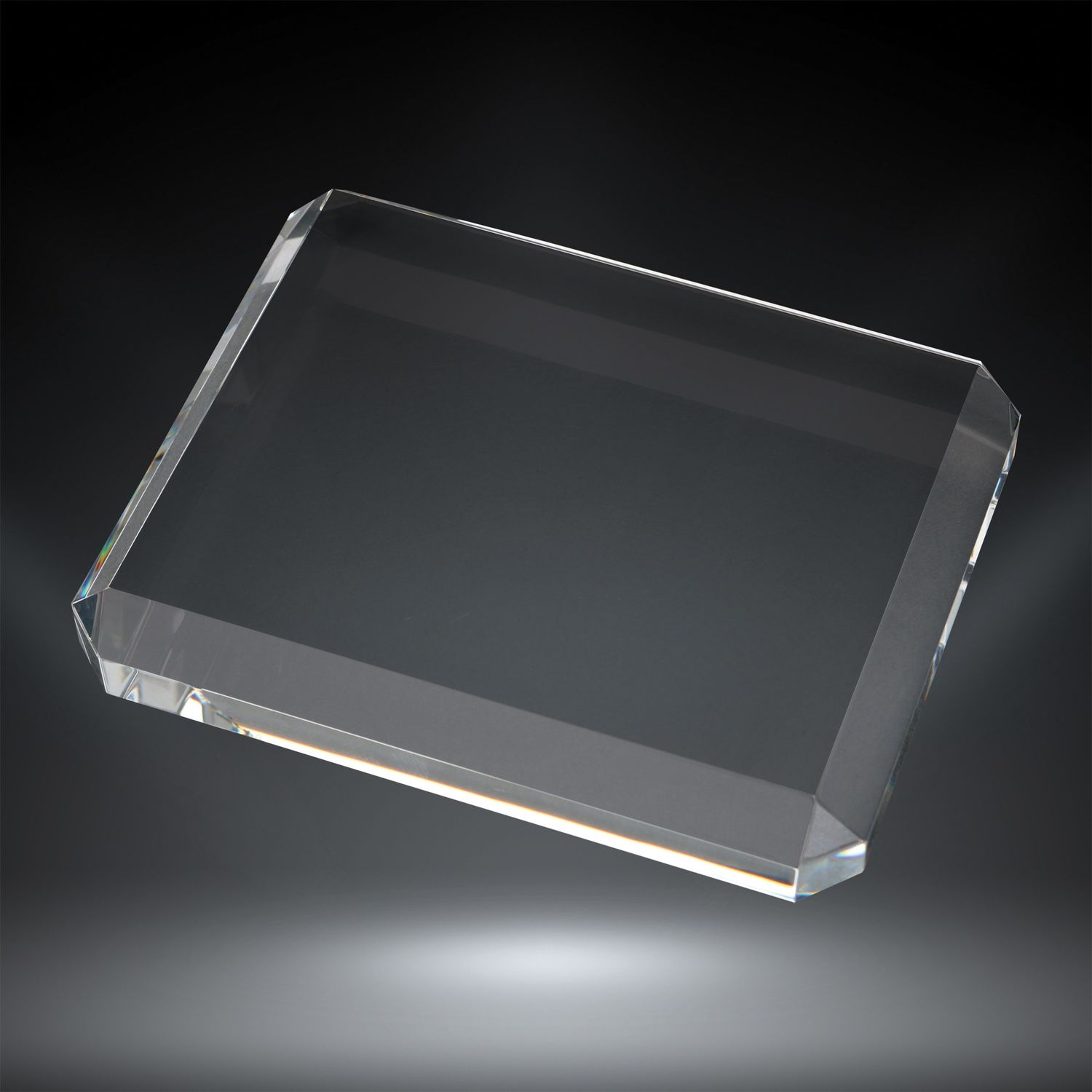 Rectangle Crystal Paperweight