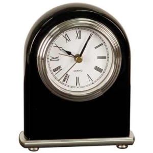 Black Arch Desk Clock