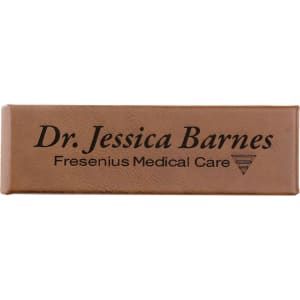 Dark Brown Leatherette Double Pen/Pencil Case