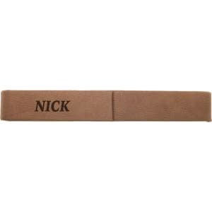 Dark Brown Leatherette Single Pen Case