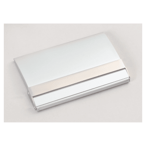 Matte Silver Business Card Case