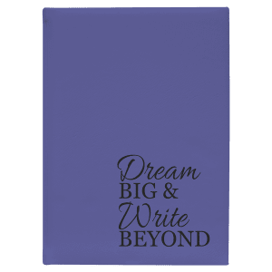 Purple Leatherette Journal