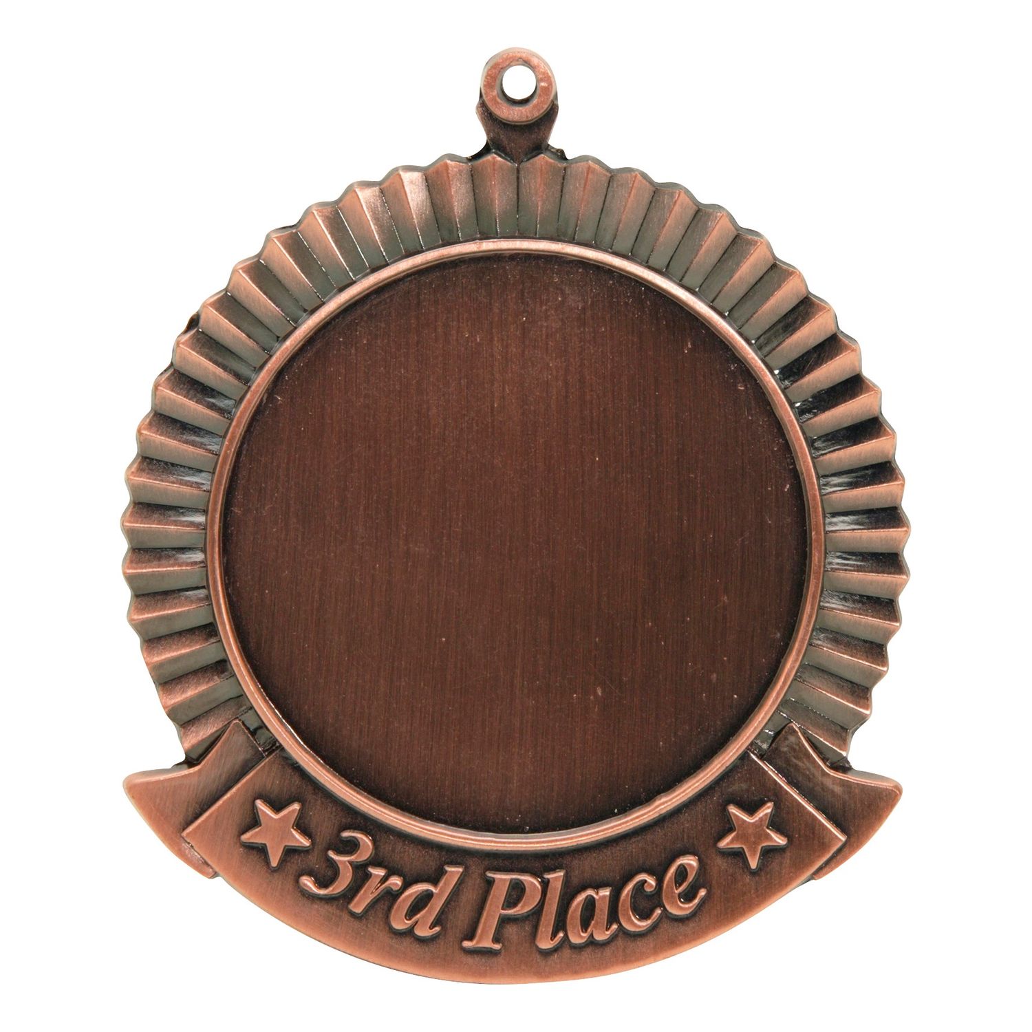 3rd Place Medal, 2" Holder, Bronze