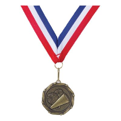 Assembled Medal with Ribbon, Cheer, Gold