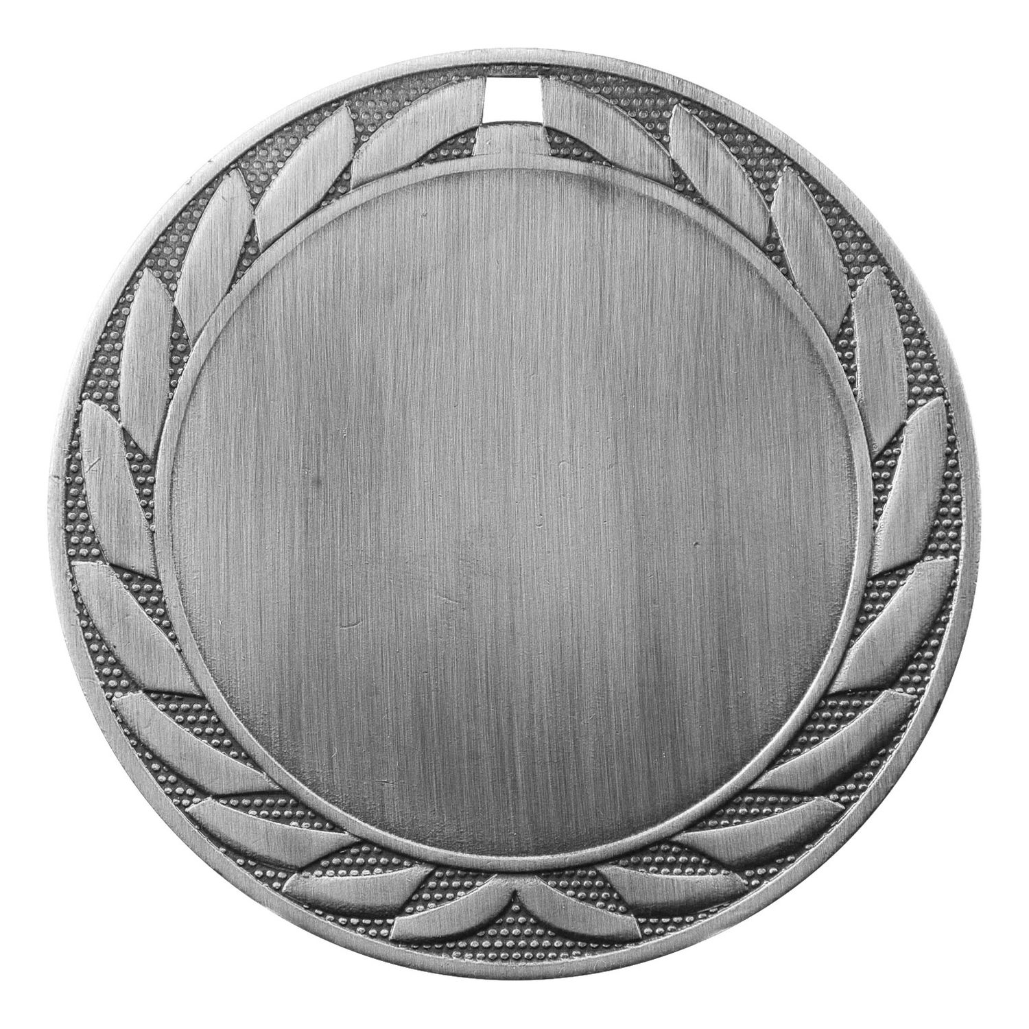 FE Iron Medal, 2" Holder, Silver