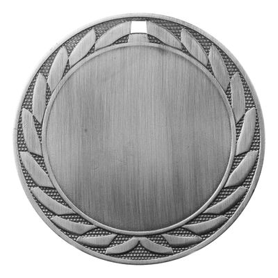 FE Iron Medal, 2" Holder, Silver