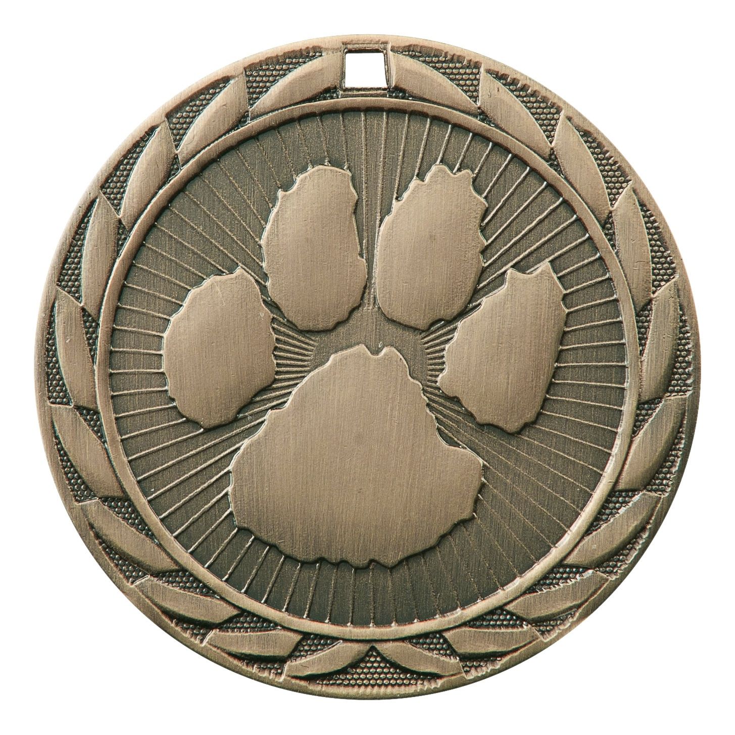 FE Iron Medal, Paw Print, Bronze