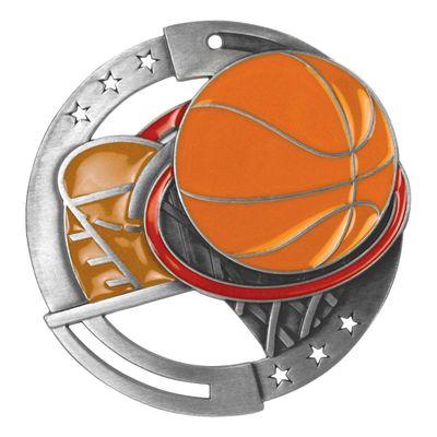 M3XL Medal, Basketball, Silver