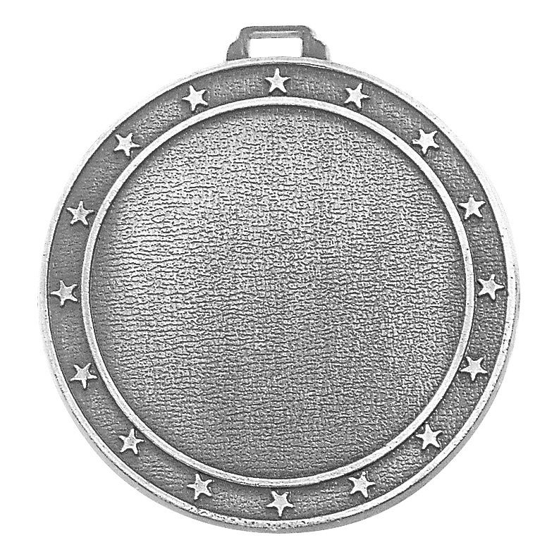 MH Star Medal, 2" Holder, Silver