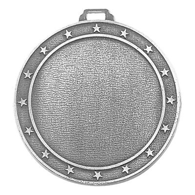 MH Star Medal, 2" Holder, Silver