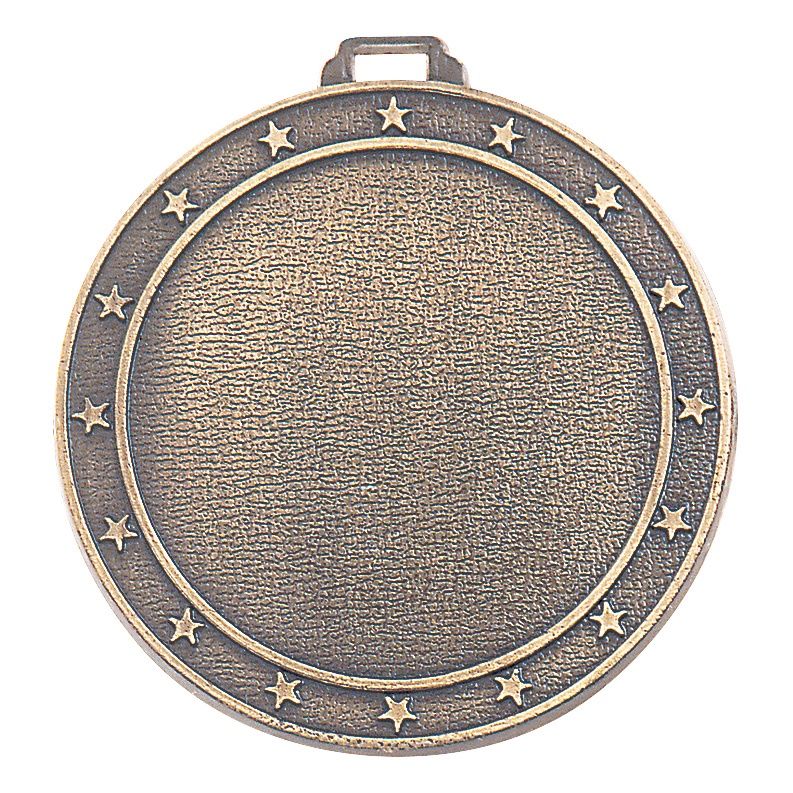 MH Star Medal, 2" Holder, Gold