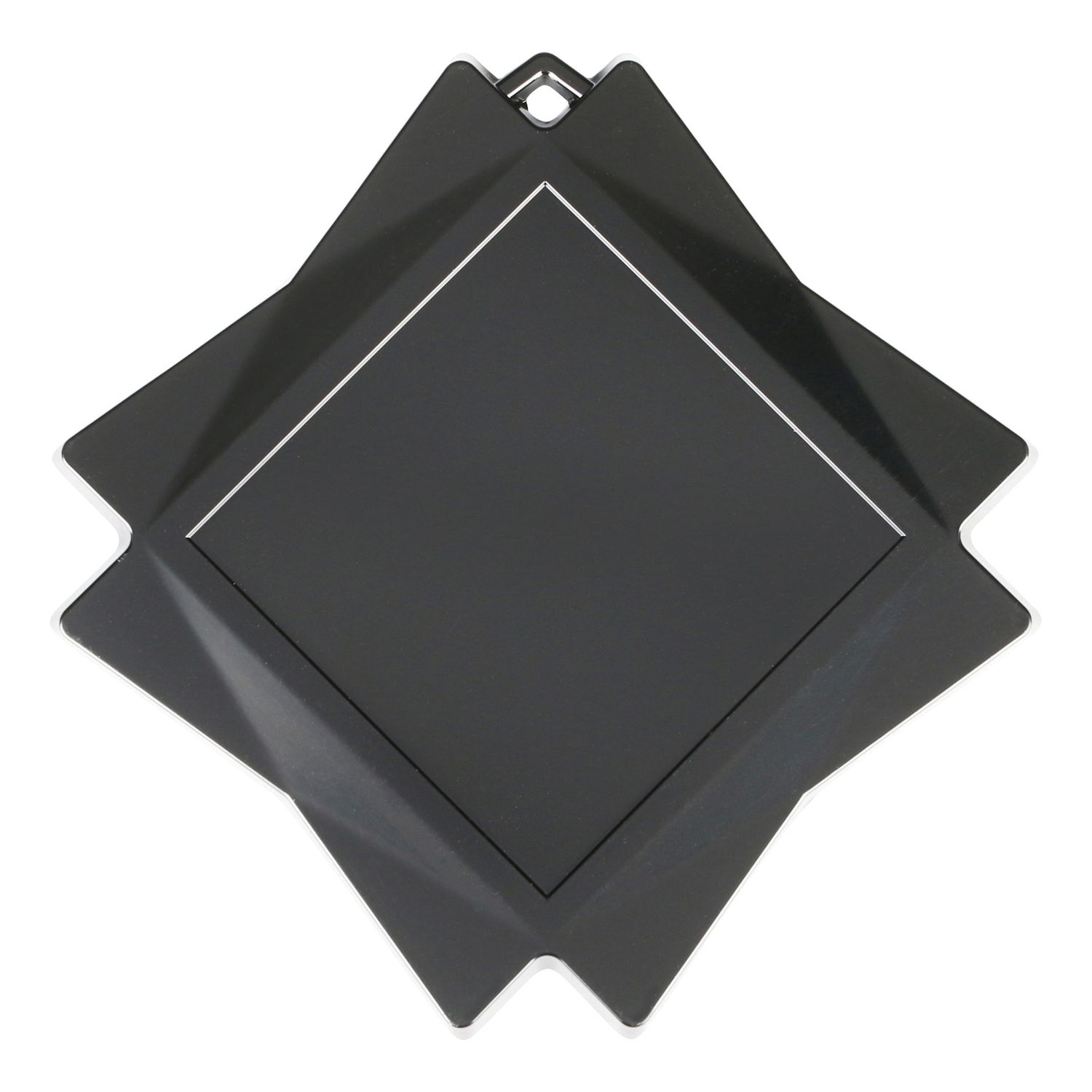 Mirage Diamond Plate Medal, Black