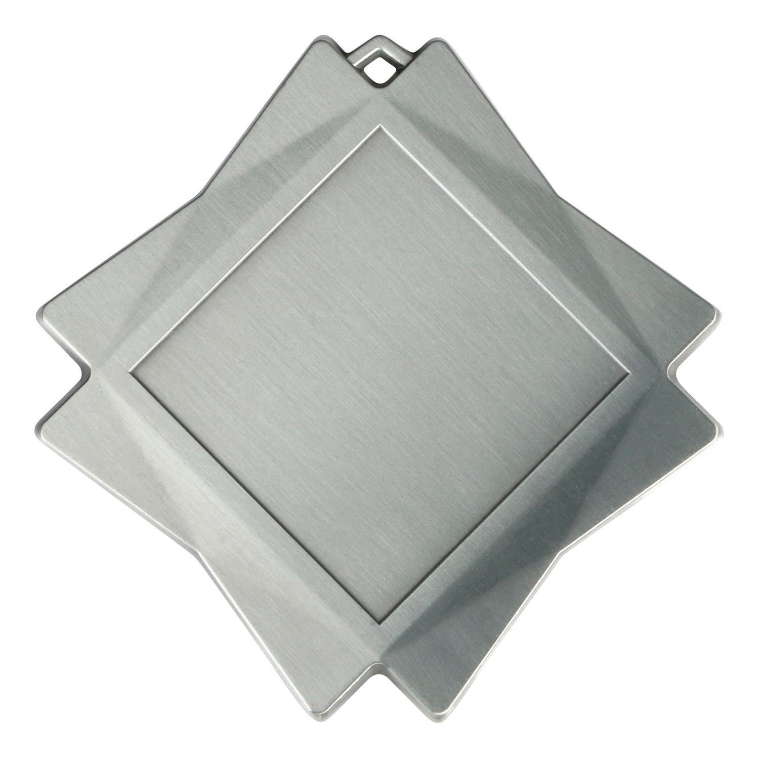 Mirage Diamond Plate Medal, Silver