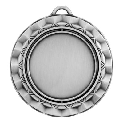Spinner Medal, 1 1/2" Holder, Silver