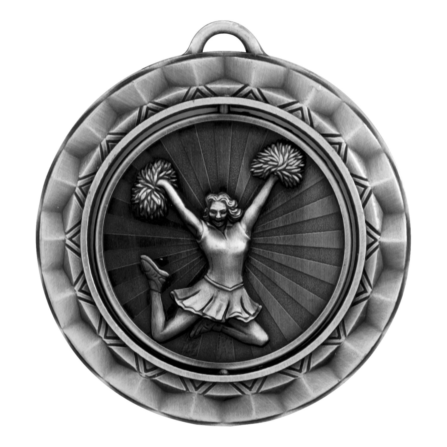 Spinner Medal, Cheer, Silver