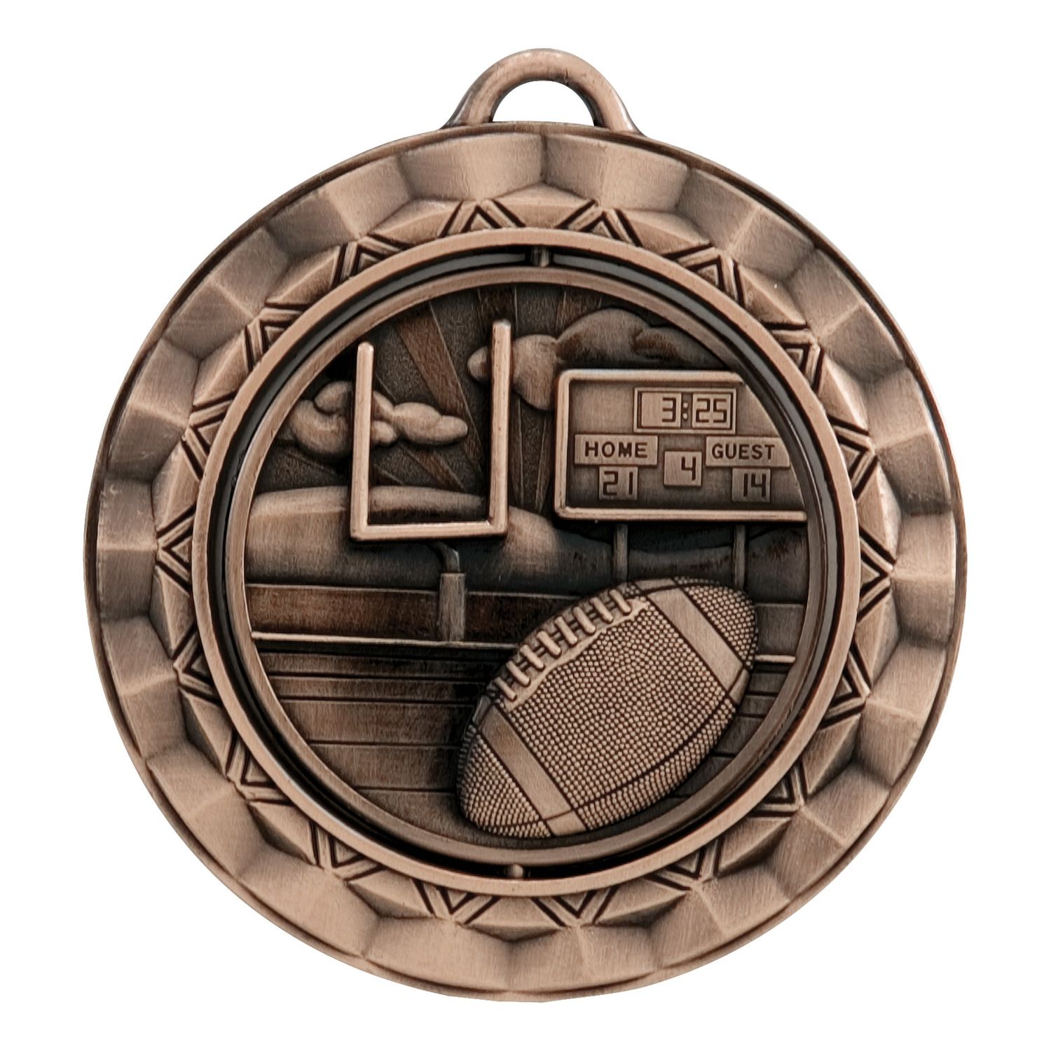 Spinner Medal, Football, Bronze