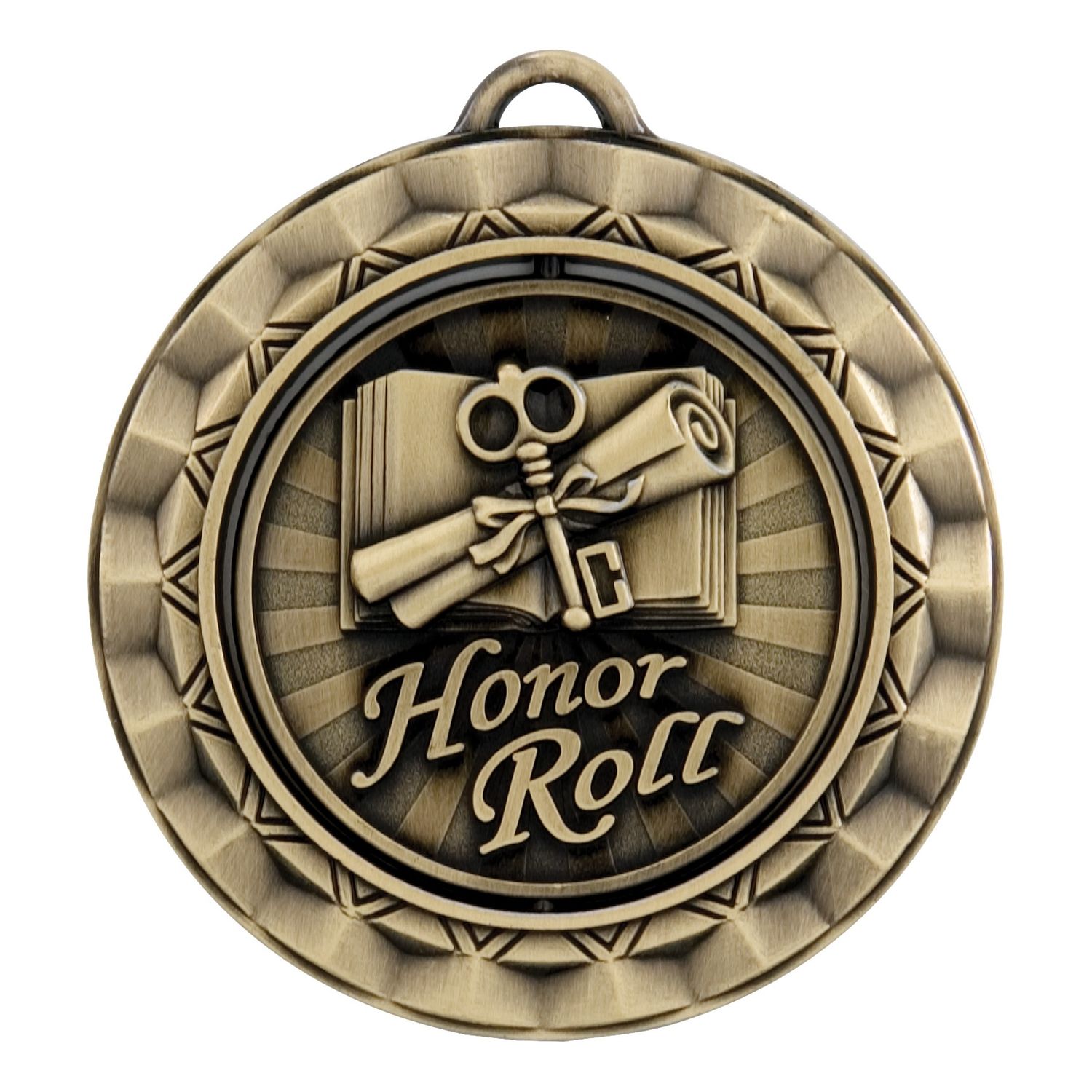 Spinner Medal, Honor Roll, Gold