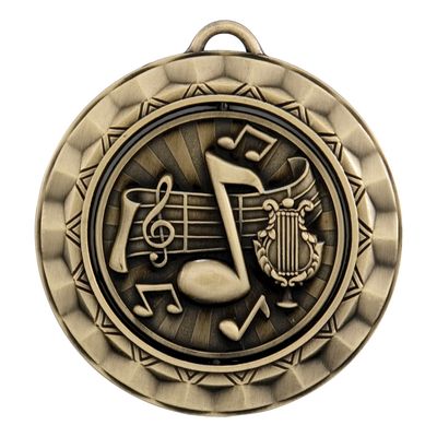 Spinner Medal, Music, Gold