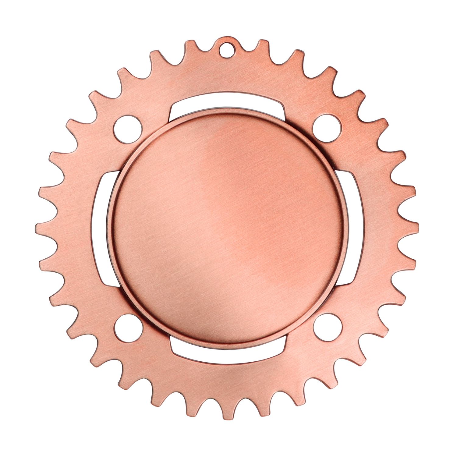 SPROCKET MEDAL 2IN HOLDER BRZ