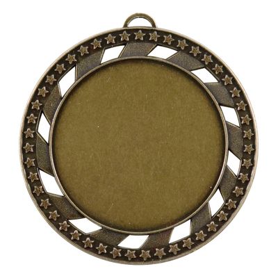 Star Burst Medal, 2" Holder, Gold