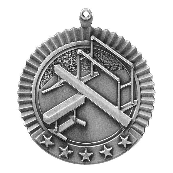 Star Medal, Gymnastics, Female, Silver