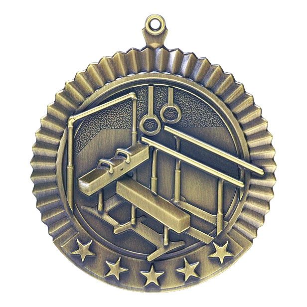 Star Medal, Gymnastics, Male, Gold