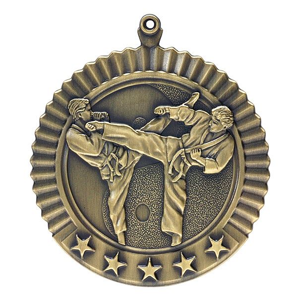 Star Medal, Karate, Male, Gold