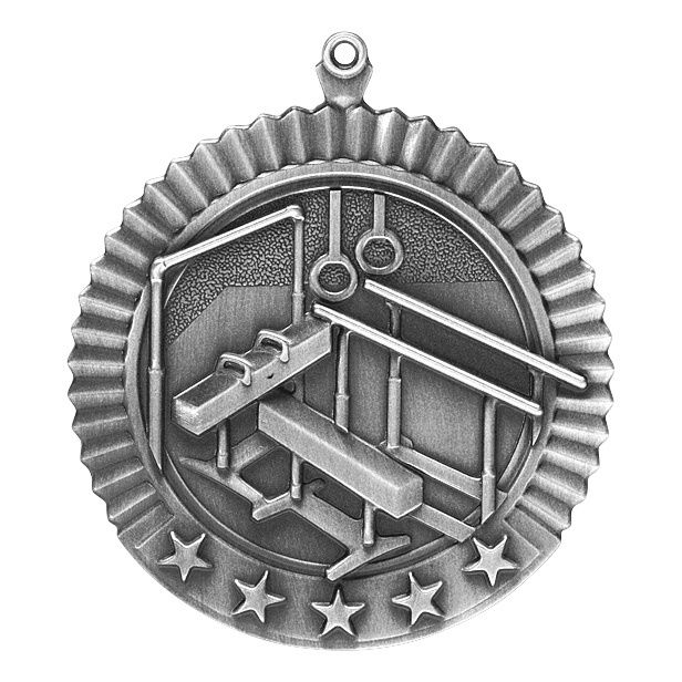Star Medal, Gymnastics, Male, Silver