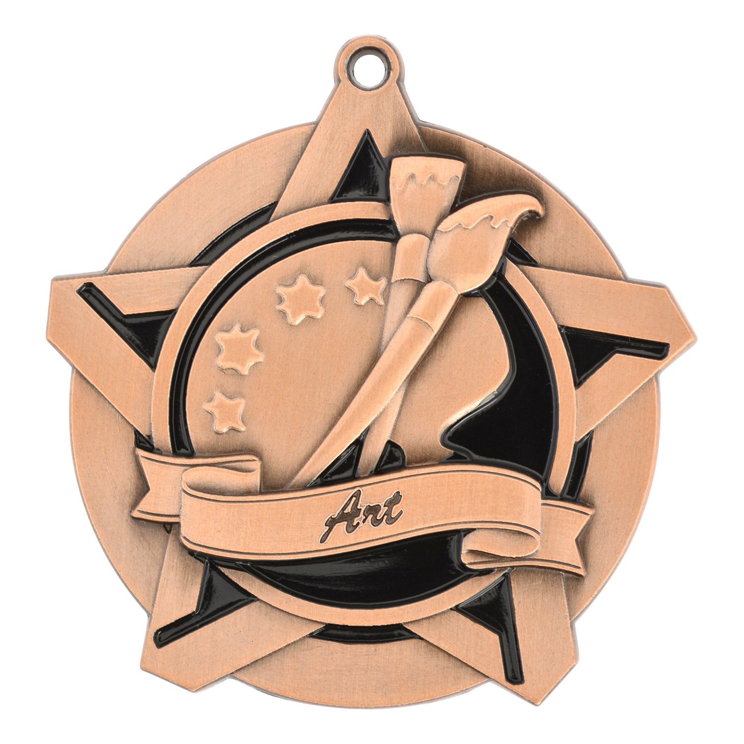 Super Star Medal, Art, Bronze