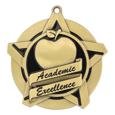 Super Star Medal, Academic Excellence, Gold