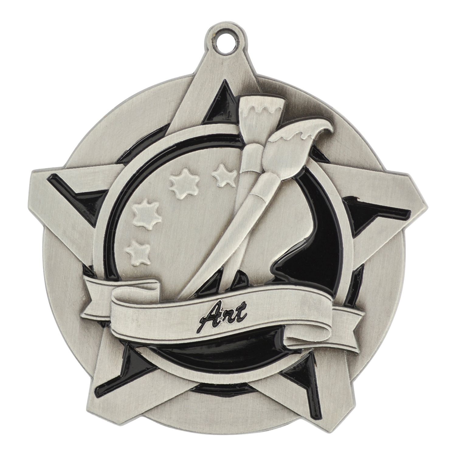 Super Star Medal, Art, Silver