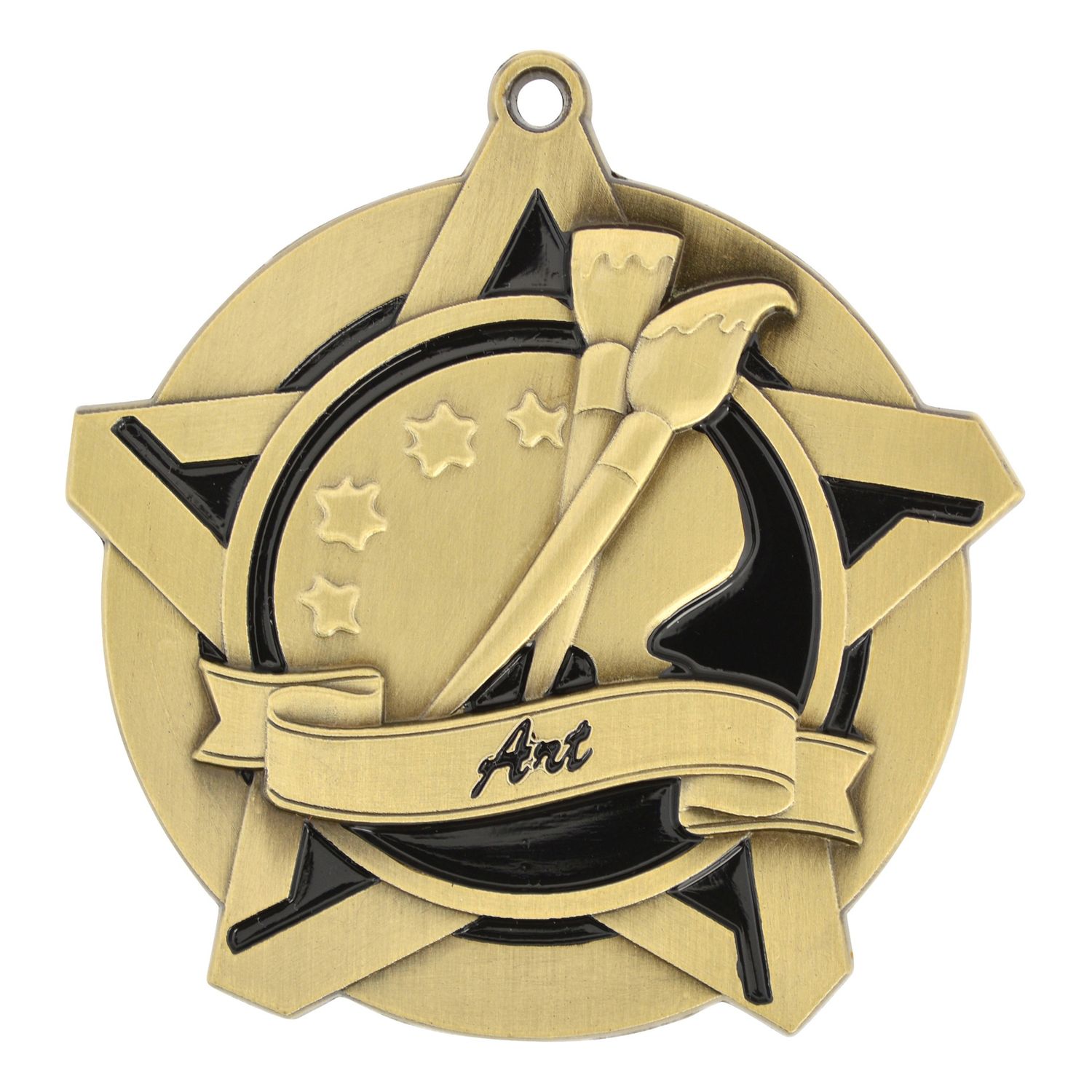 Super Star Medal, Art, Gold
