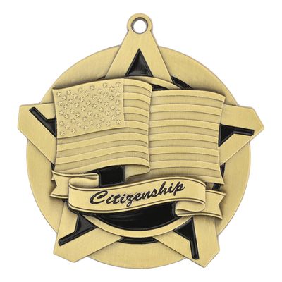 Super Star Medal, Citizenship, Gold