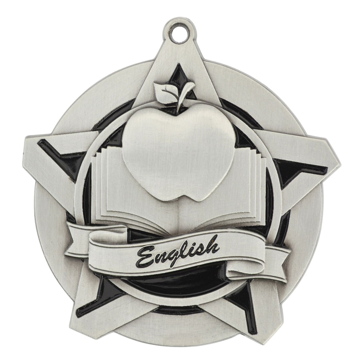Super Star Medal, English, Silver