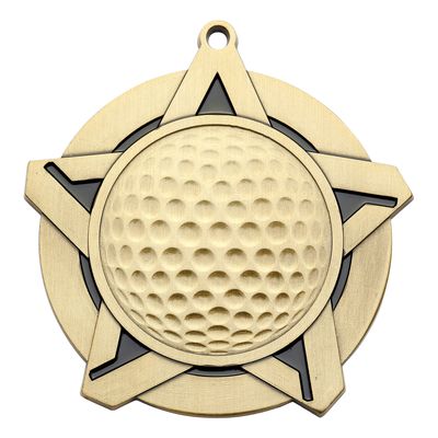 Super Star Medal, Golf, Gold