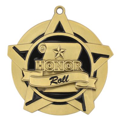 Super Star Medal, Honor Roll, Gold