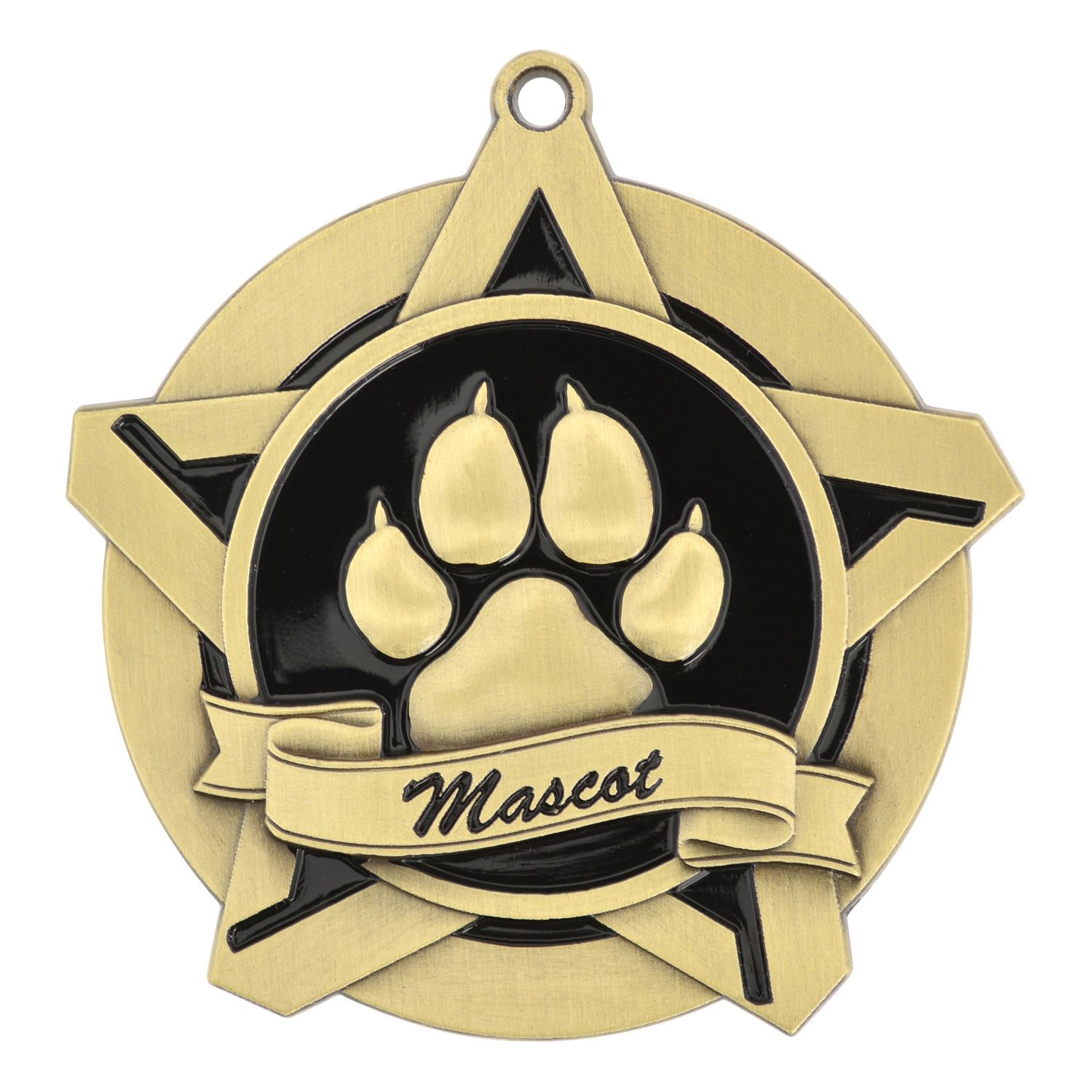 Super Star Medal, Mascot, Gold