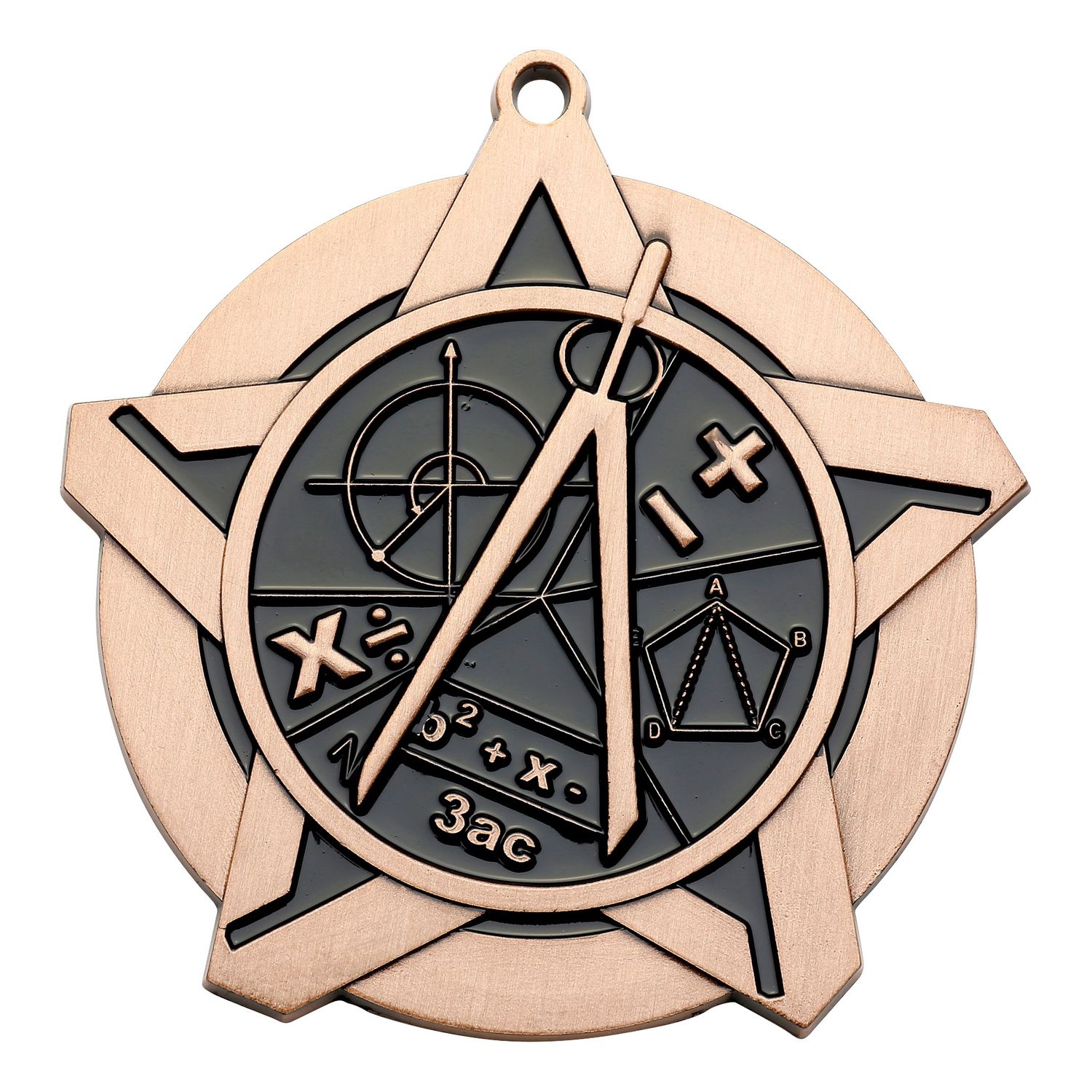 Super Star Medal, Math, Bronze