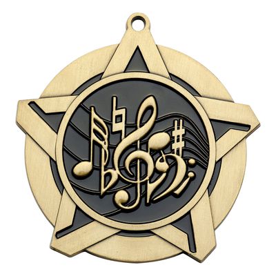 Super Star Medal, Music, Gold
