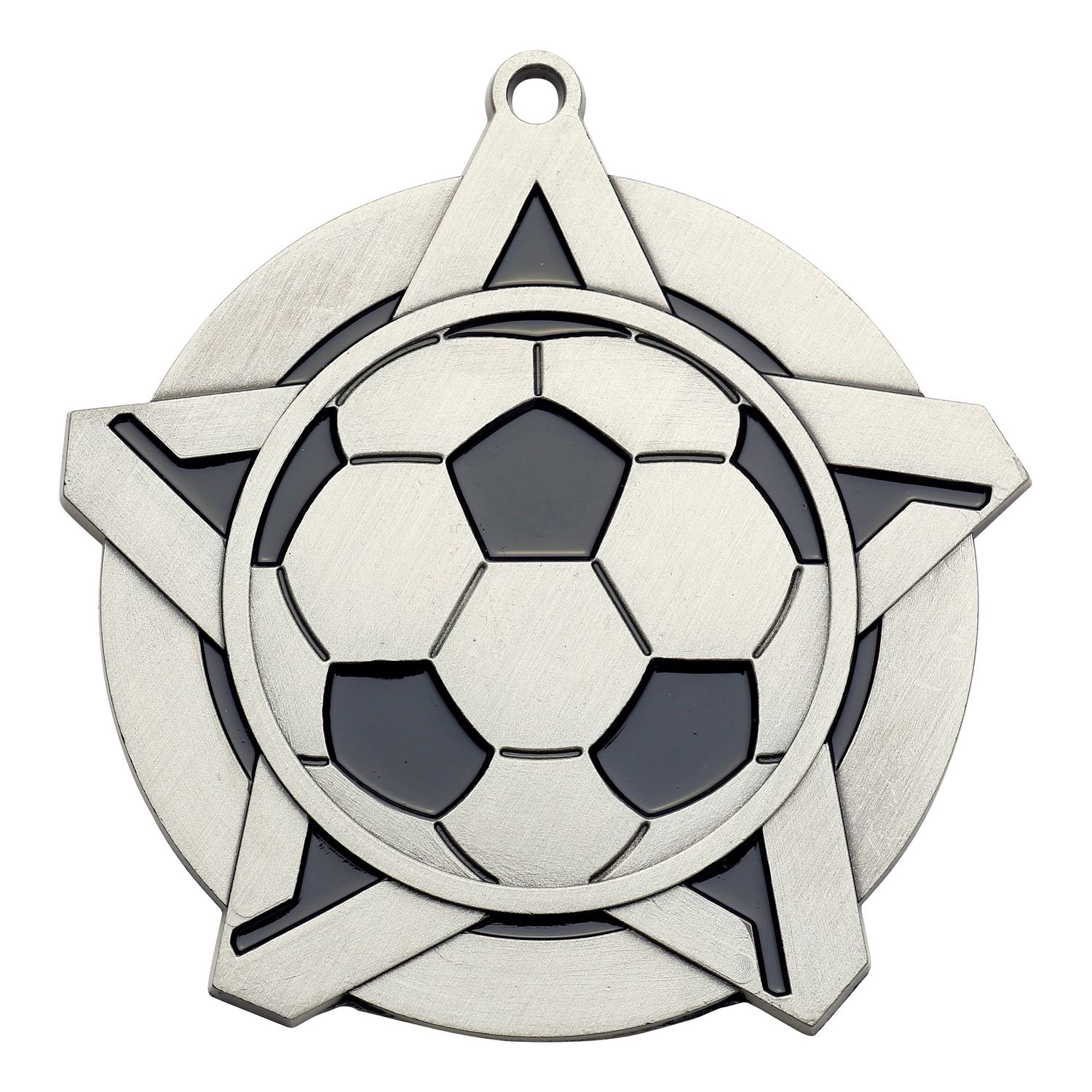 Super Star Medal, Soccer, Silver