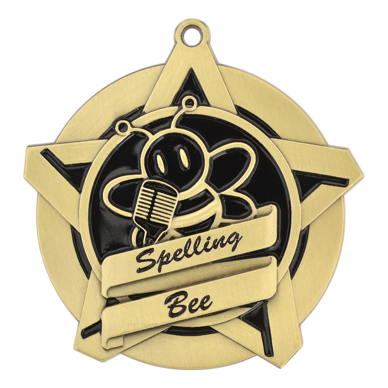 Super Star Medal, Spelling Bee, Gold