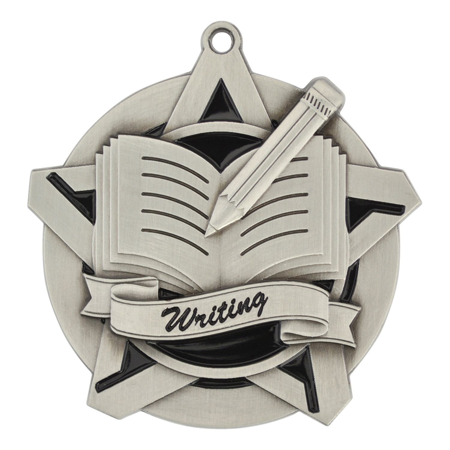 Super Star Medal, Writing, Silver